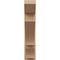 Ekena Millwork 8-in W x 36-in D x 36-in H Balboa Slat Rough Cedar Woodgrain TimberThane Outlooker, Primed Tan OUTUR080X36X36BOA24RCPR - alternate 5